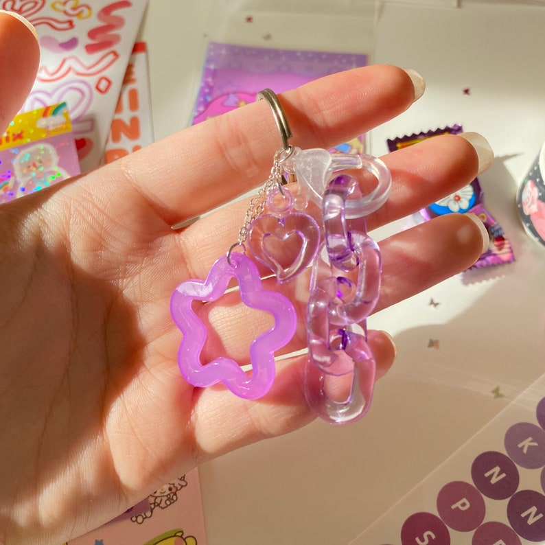 star chain keyring series!! multiple colours