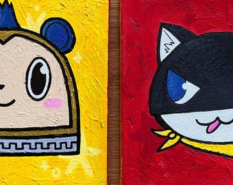 Familiar Friends of Persona Acrylic Paintings