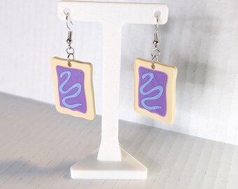 Toaster Pastry Earring Pair mini food jewelry