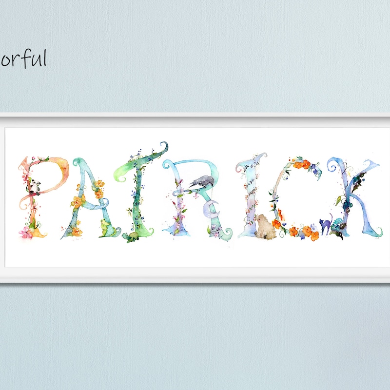 Name Art - Etsy