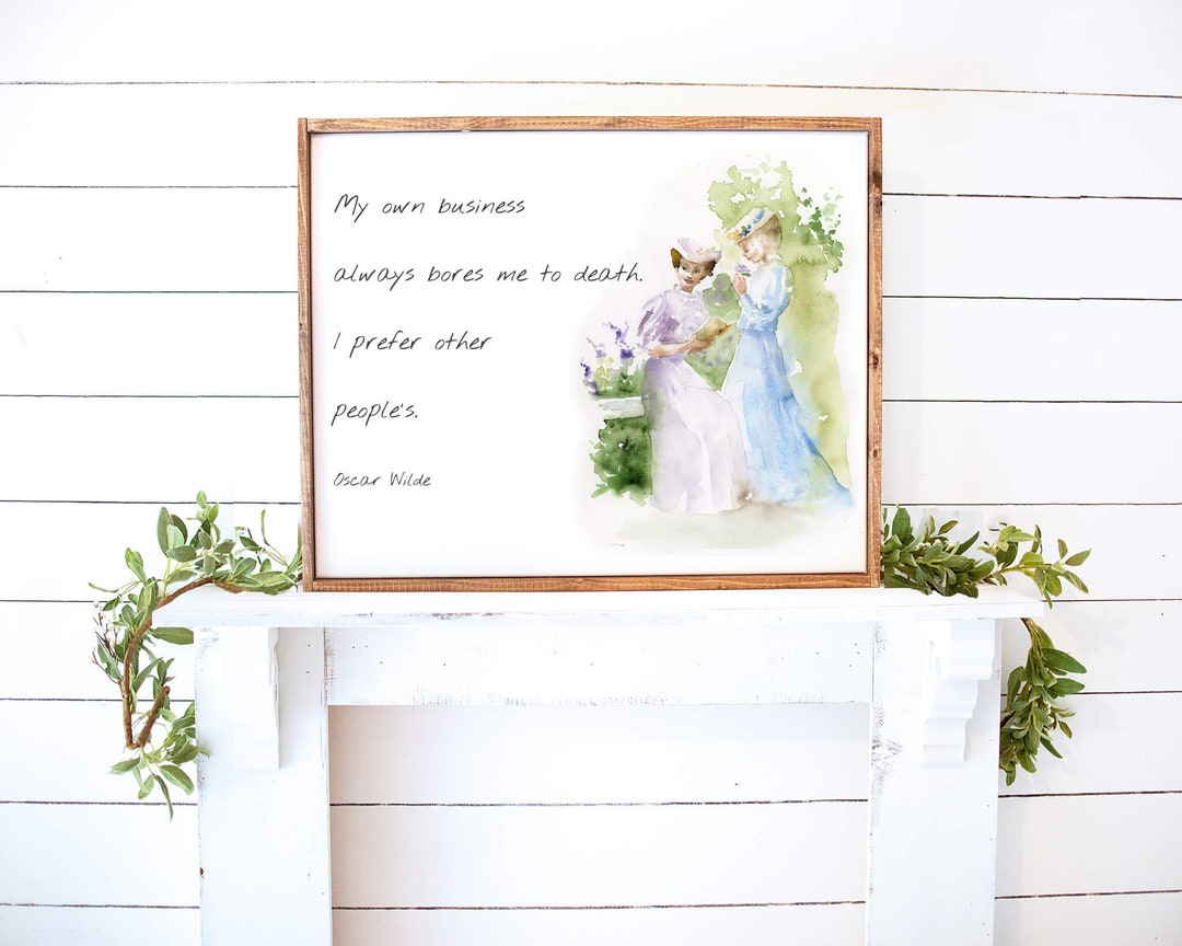 Funny Inspirational Wall Art, Quote Art Print, Watercolor Painting Art