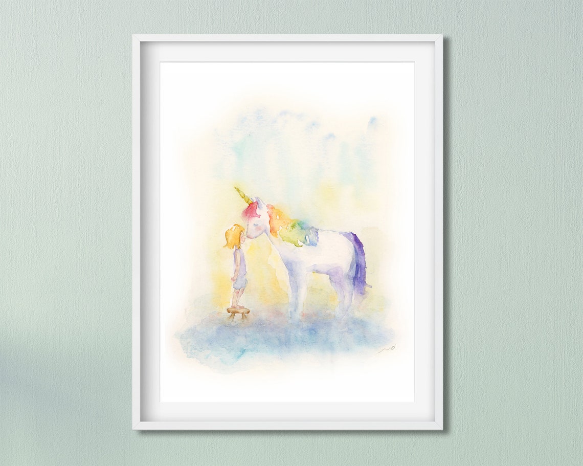 Baby Nursery Printable Unicorn Printable Kids Art Printable - Etsy