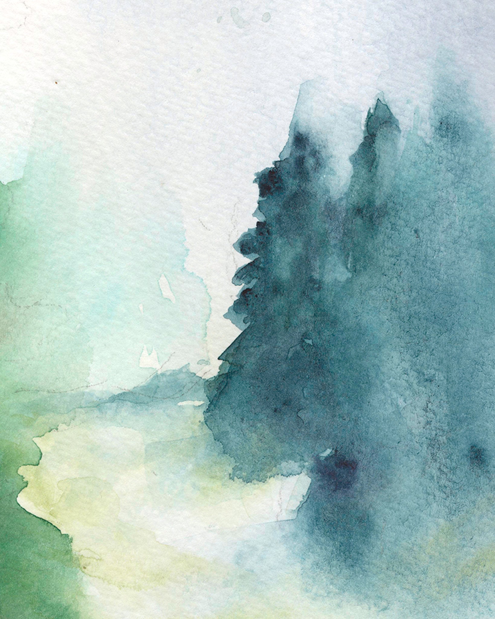 Watercolor Print Set, Landscape Print Set, Set of 3 Wall Art, Fine Art ...