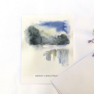 Printable Greeting Card, Printable Christmas Card, Watercolor Christmas Card, Christmas Instant Download, Xmas Card, Printable Holiday Card
