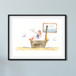 Pirate Nursery Decor, Pirate Print, Boys Room Wall Art, Nursery Art Print, Watercolor Nursery Art, Baby Boy Print, Toddler Room Decor