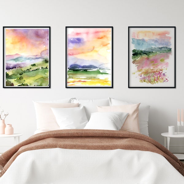 Watercolor Wall Art - Etsy