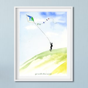 Nursery Watercolor Art, Baby Wall Art, Kids Room Decor, Children Wall Art, Watercolor Kids Print, Baby Nursery Decor, Toddler Room Decor