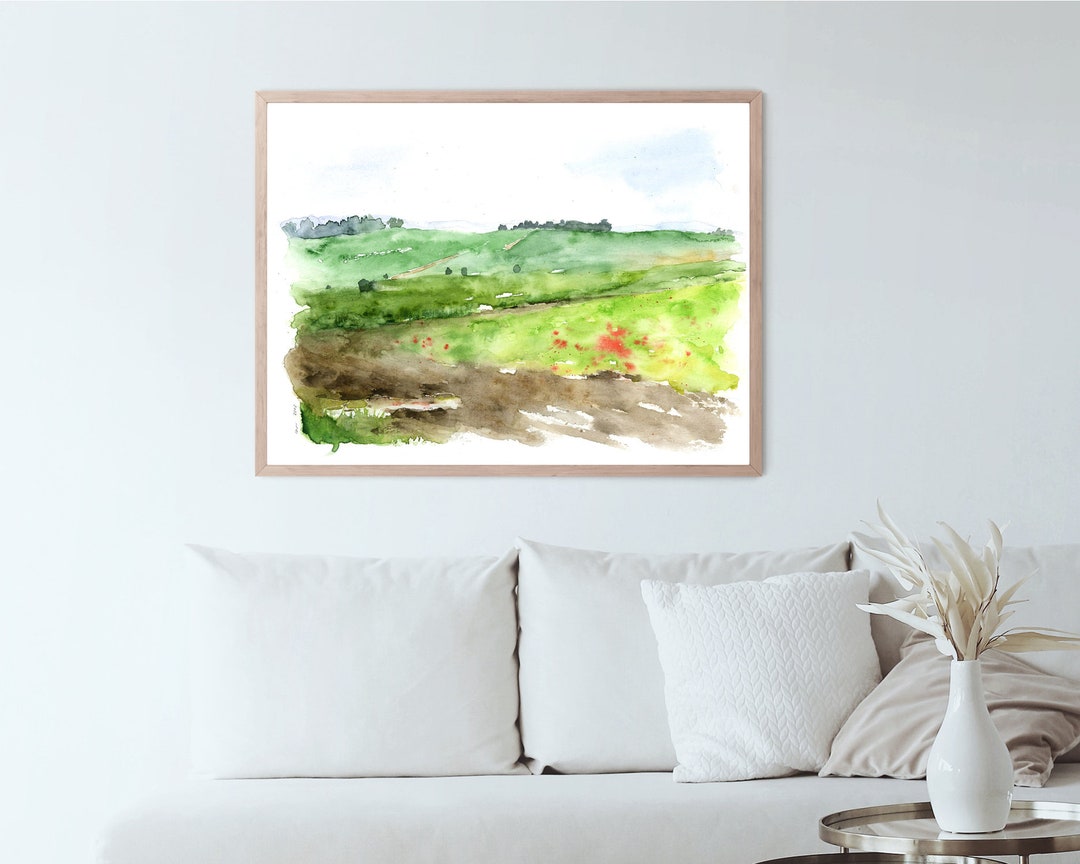 Large Landscape Wall Art, Fine Art Giclee, Living Room Wall Art