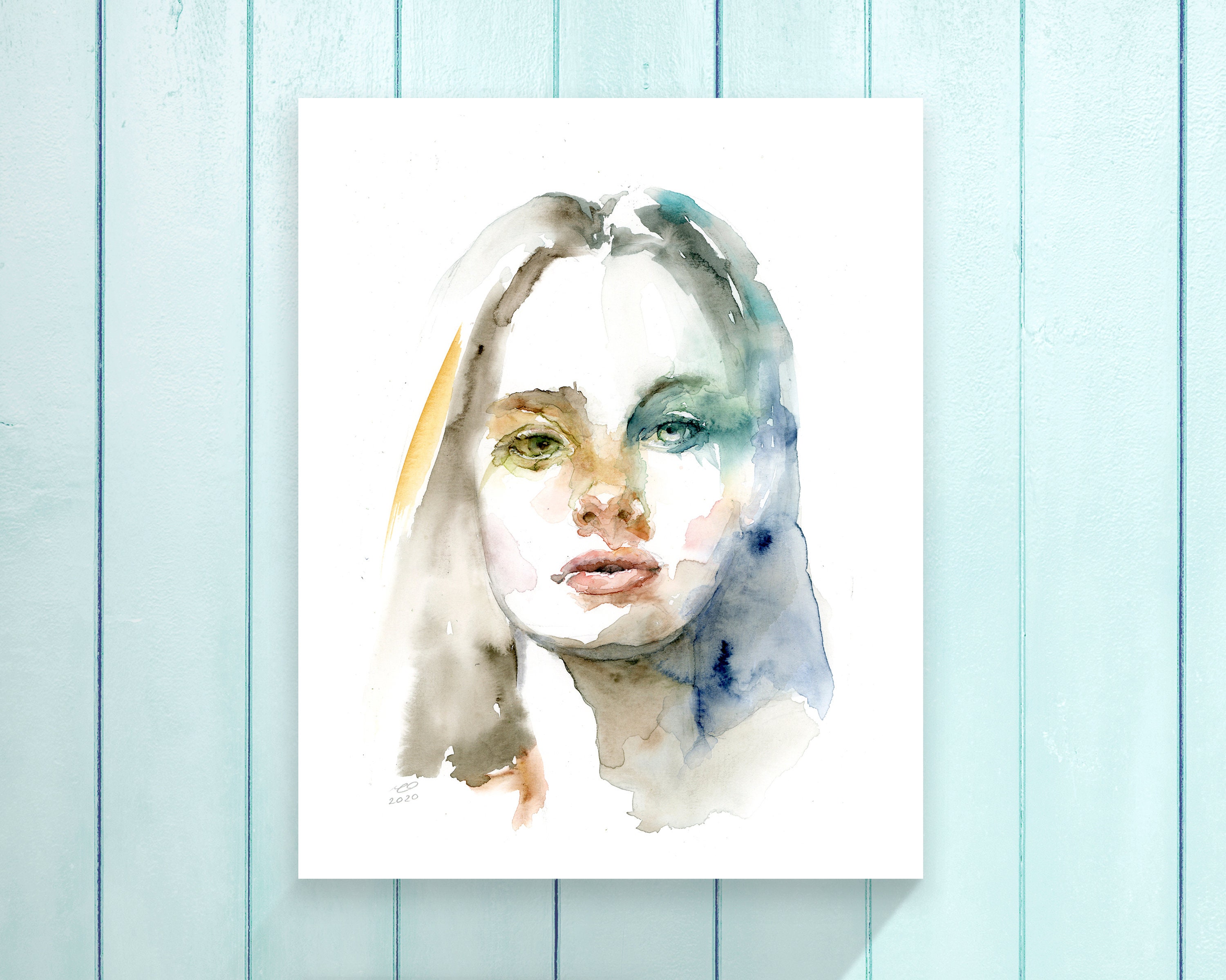洋書 Portrait Painting in Watercolor by Charl Portrait Painting in Watercolor: Reid, Charles