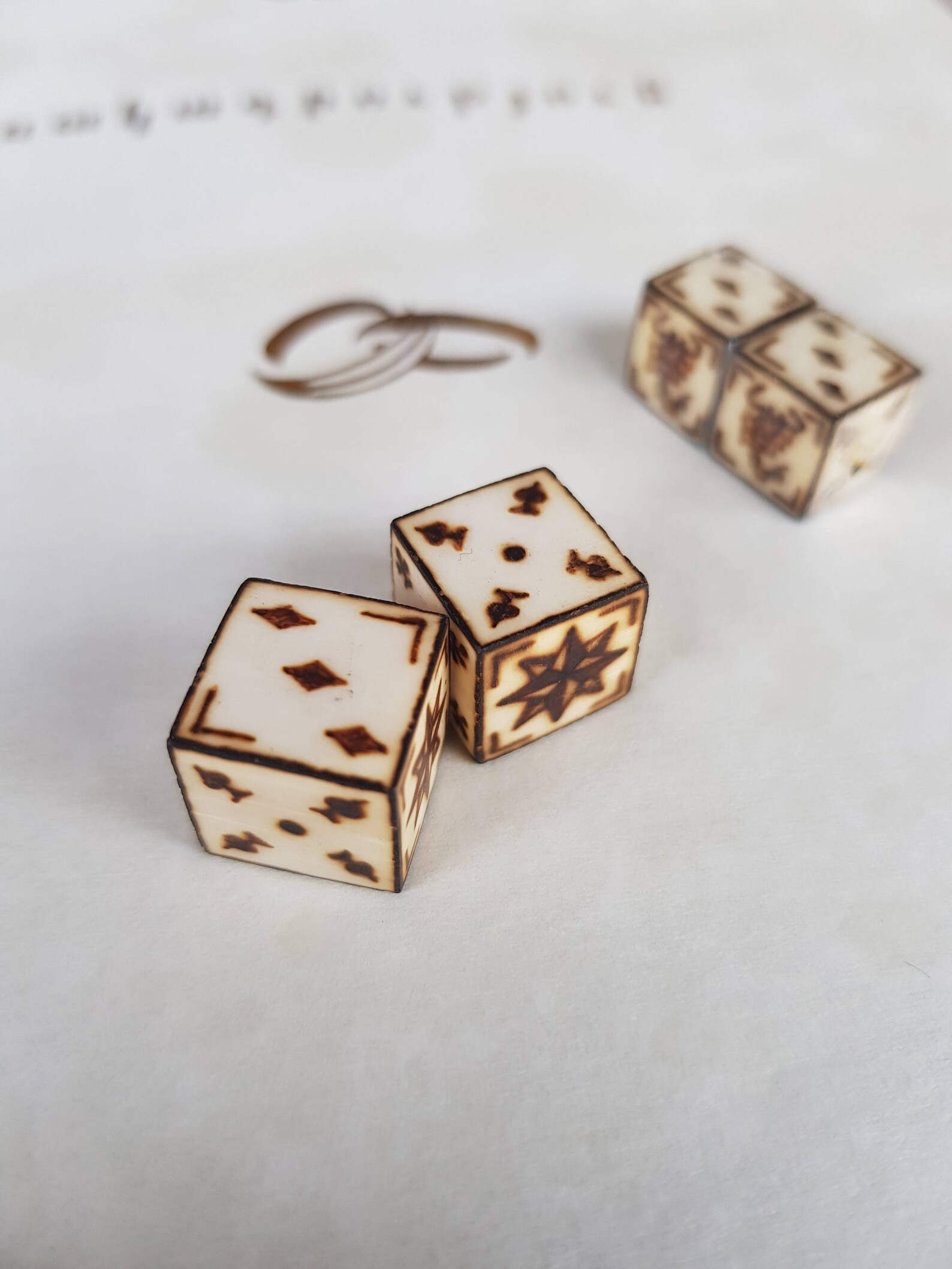 Prison Dice Made From Bone of Cows.handmade From Armenia Etsy