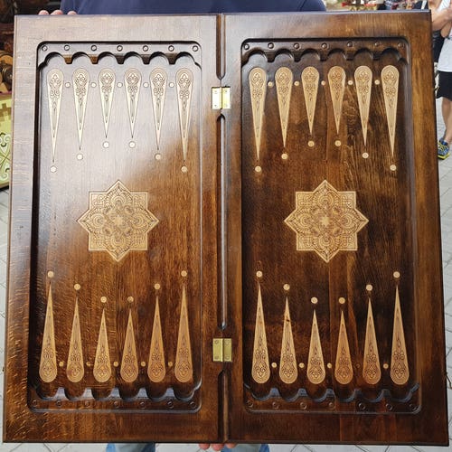 19 Handmade Elegant Backgammon Set Helena Wood Art Etsy