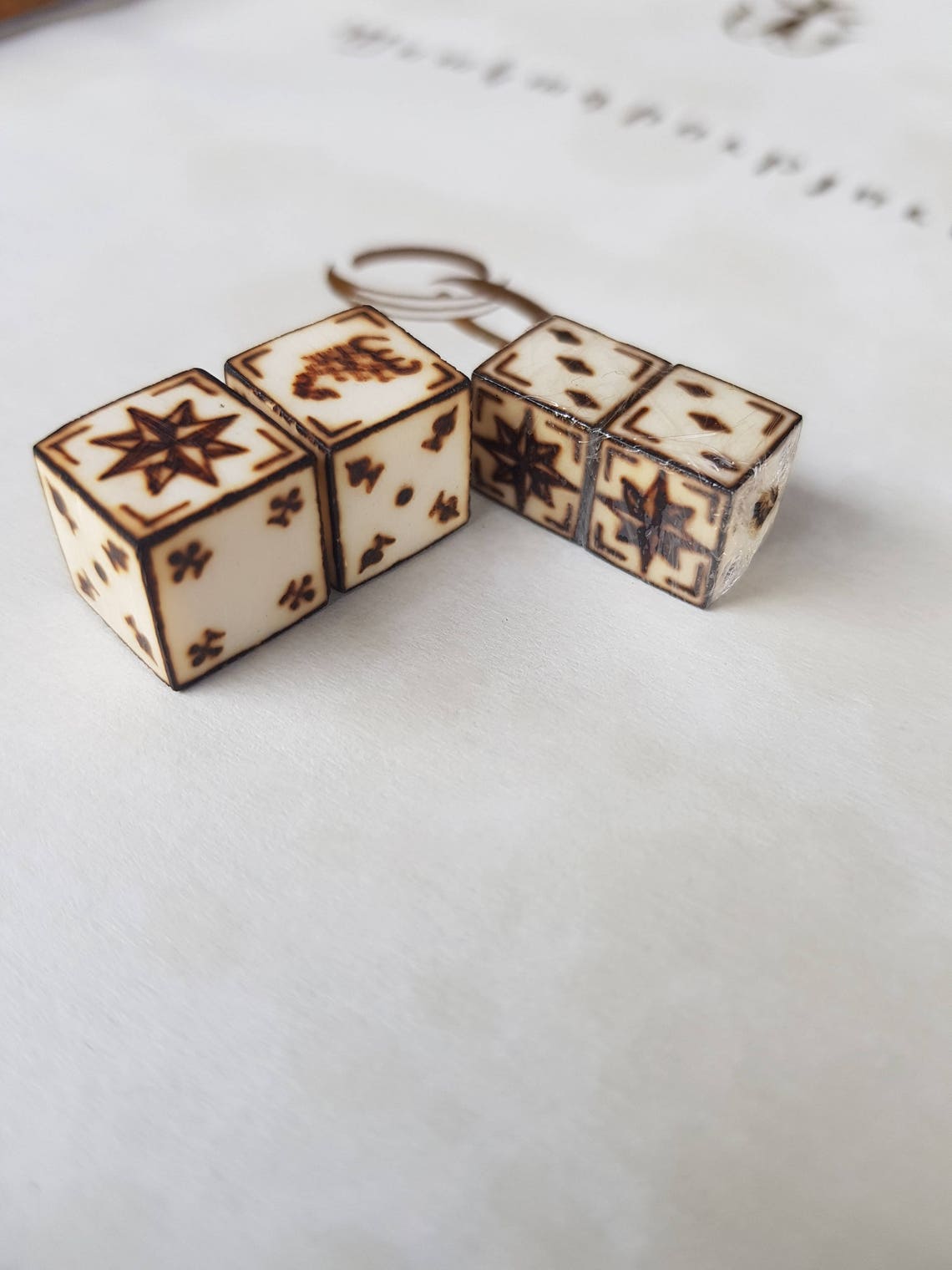 Prison Dice Made From Bone of Cows.handmade From Armenia Etsy