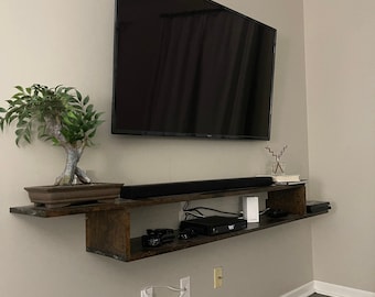 Handmade Floating TV Shelf
