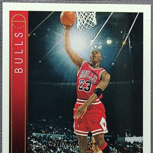 RARA NBA Michael Jordan condizioni superbe Upper Deck 93-94 Carta collezionabile sportiva da basket n. 23. Originale. Articolo eccezionale. Annata degli anni '90.