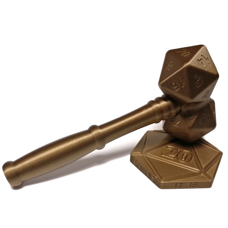 Dungeon Master's D20 Gavel Dnd Accessories Dnd Gift Etsy