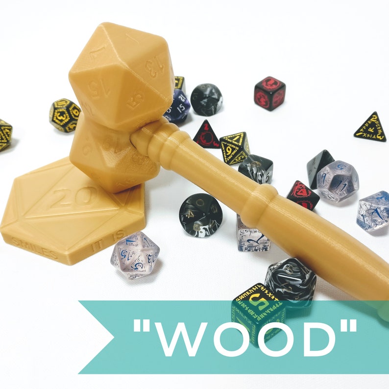 Dungeon Master's D20 Gavel DnD Accessories DnD gift Etsy
