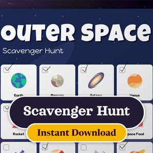 Space War escape party game - Treasure hunt 4 Kids