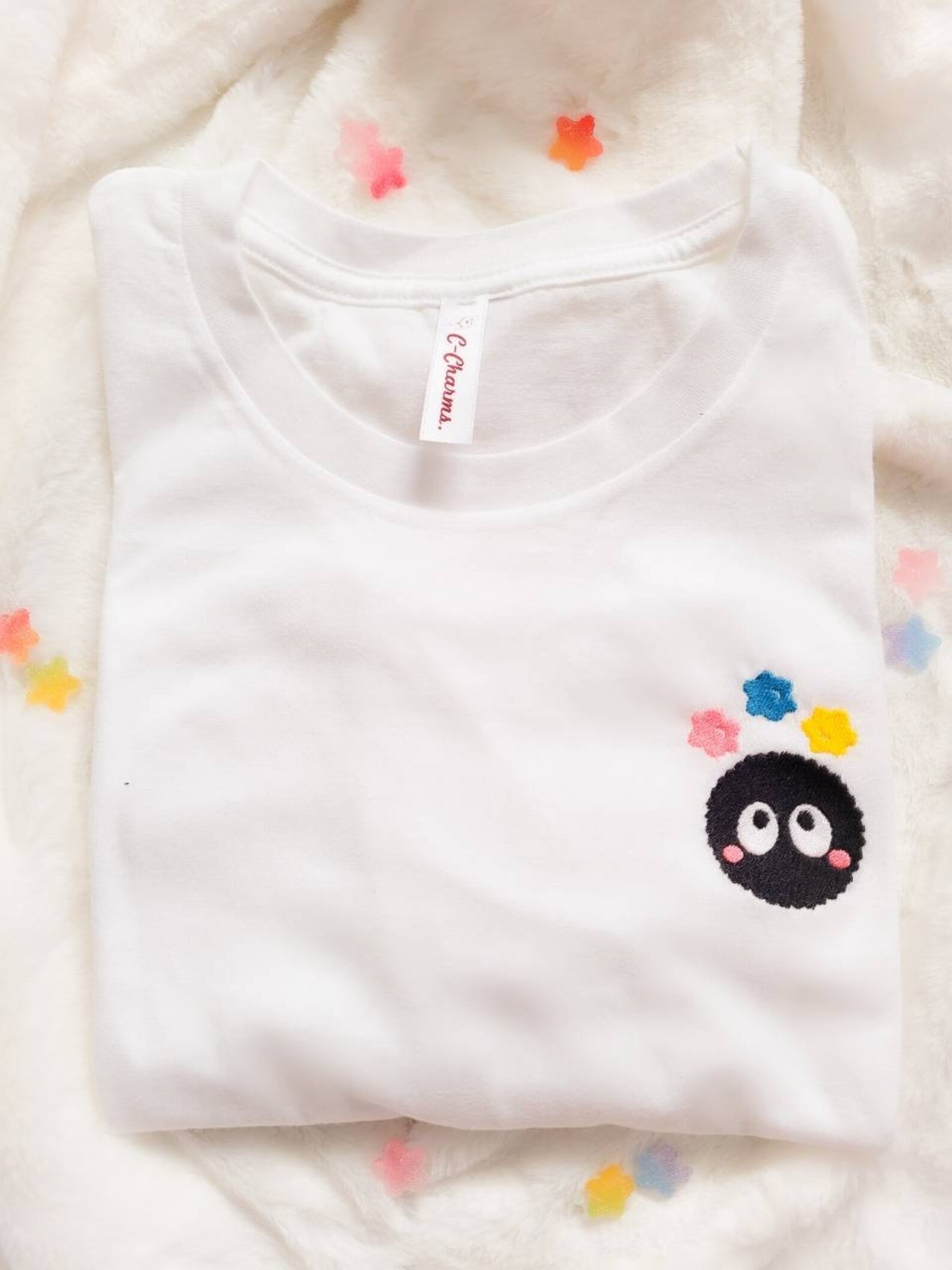 Soot sprite t-shirt soot sprite tee shirt Spirited away tee | Etsy