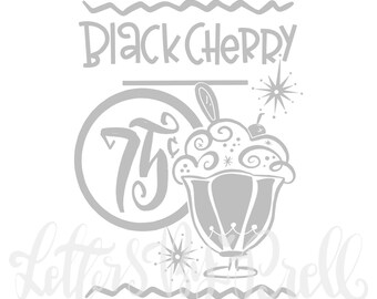 Download Svg Hand Lettered Digital Cutting File Ice Cream 15 Cents Etsy
