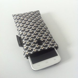 huis/telefoon/telefoon/telefoon/telefoon/cadeau-homme/femme/katoen enduit japonais zwart of wit/double/molletonné