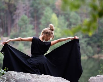 Broek met Hakama-rok: broek met wijde pijpen in Japanse kimonostijl