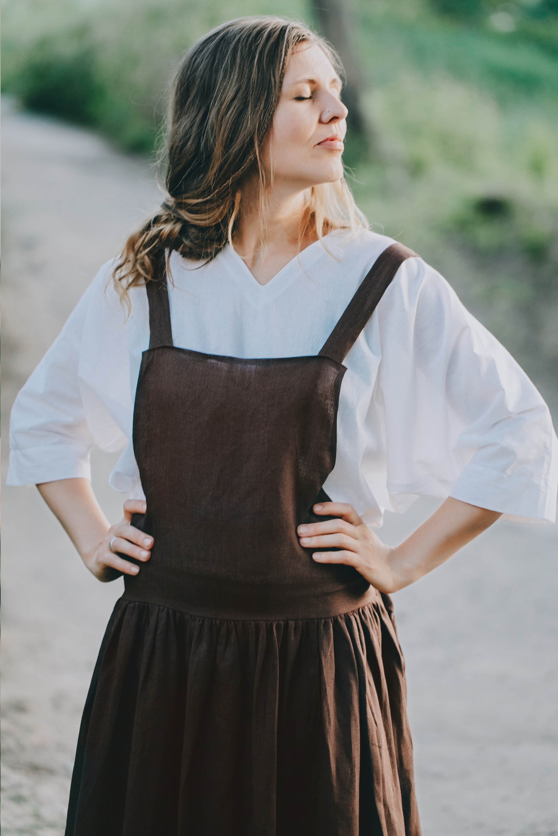 zara brown mini dress Off The Shoulder Sweater Alo Yoga Charmed Tennis urban fashion Size:52-53 (ADD +$5.00)