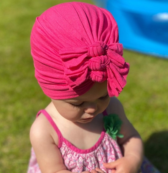 Embutido tirar a la basura Repelente Sombrero de turbante para niña bebé turbante de mostaza de - Etsy México