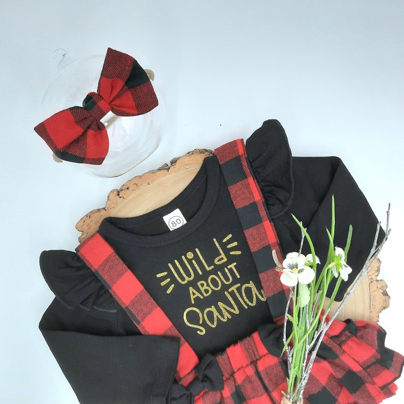 Baby Girl First Christmas Outfit My 1st Christmas Photoshoot Etsy UK