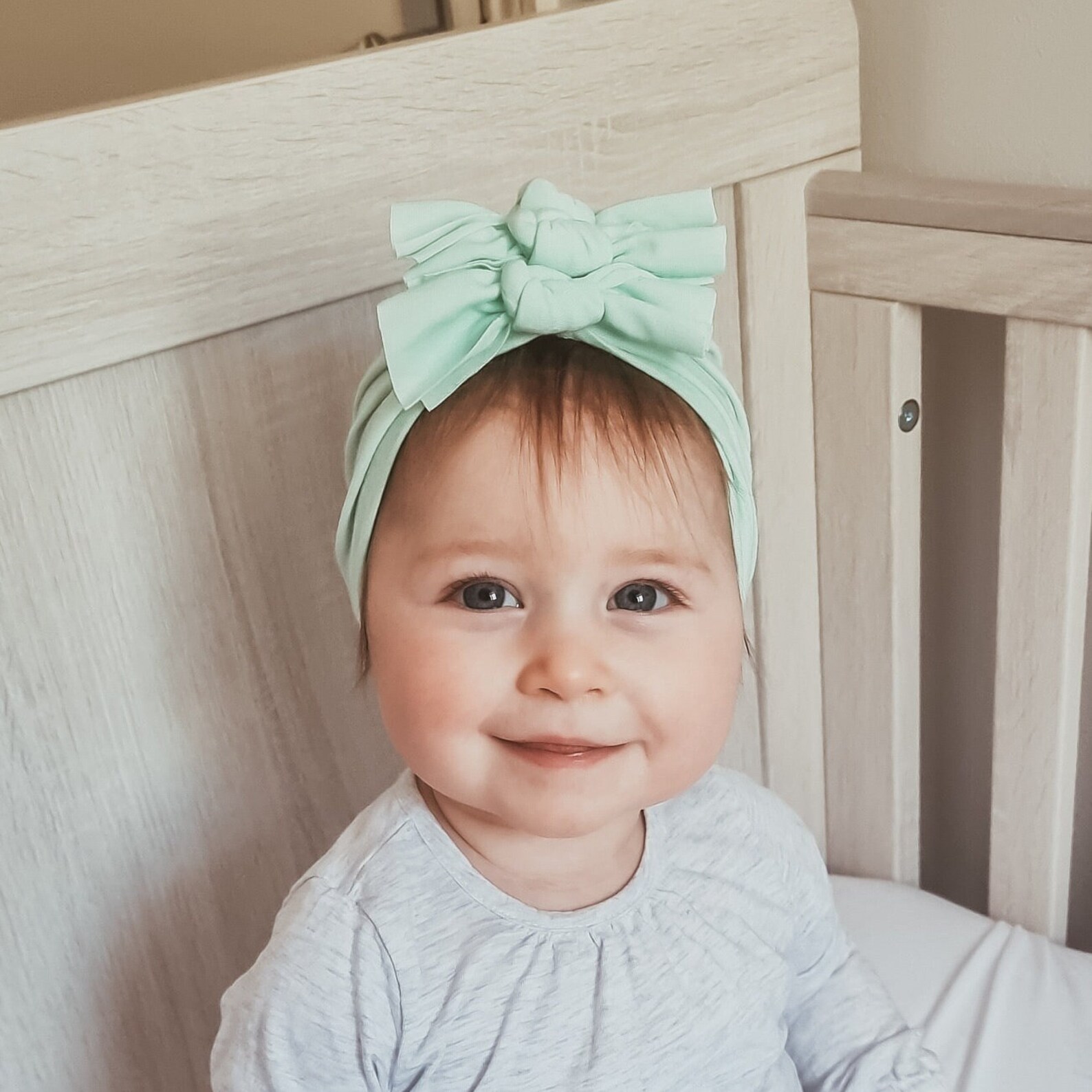 Baby Girl Turban Hat Cinnamon Brown Fashion Turban Knotted Etsy UK