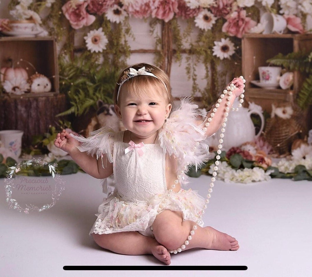 Toddler Baby Girl Long Sleeve Tulle Dress +Swan Print Denim Jacket