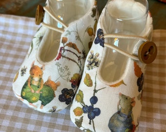 Chaussures bébé souris d'automne - Différentes tailles