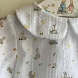 Babyshirt met konijnenprint lange of korte mouwen Konijnen Babyshirt lange of korte mouwen afbeelding 4