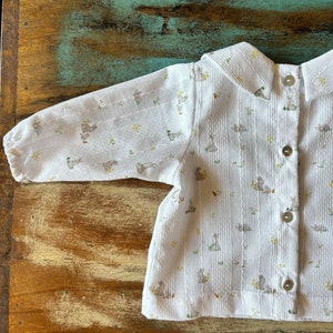 Babyshirt met konijnenprint lange of korte mouwen Konijnen Babyshirt lange of korte mouwen afbeelding 6