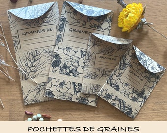 Pochette de graine Kraft