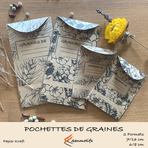 Pochette de graine Kraft