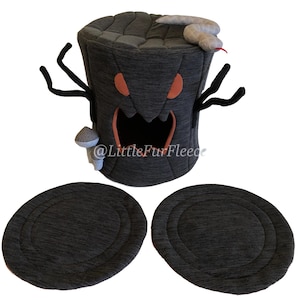 Made to Order Haunted Tree Stump House for guinea pigs, ferrets, hedgehogs, rabbits, chinchillas, and other small pets.