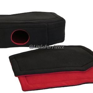 Made to order Coffin House for guinea pigs, ferrets, hedgehogs, rabbits, chinchillas, and other small pets.