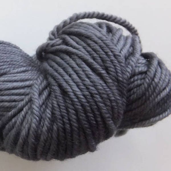 Washable Organic Merino Wool Yarn - Graphite