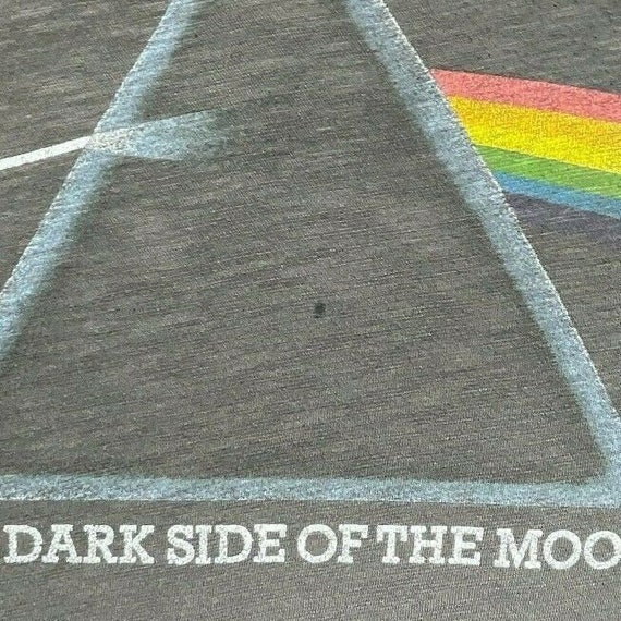 Pink Floyd Distressed Hole & Paint Stained Shirt … - image 6