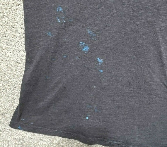 Pink Floyd Distressed Hole & Paint Stained Shirt … - image 2