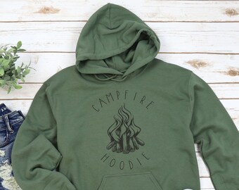 Campfire Hoodie - Etsy