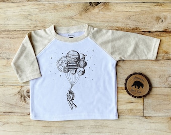Toddler Gymnastics Shirt Gymnastics Astronaut Outer Space Spaceman Infant Toddler T-Shirt