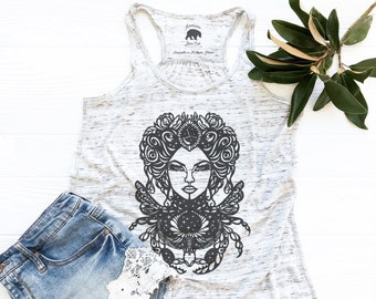 Cancer tank top| Cancer Zodiac| womens clothing| plus size clothing available| astrology shirt| Cancer gifts| Cancer shirt for women