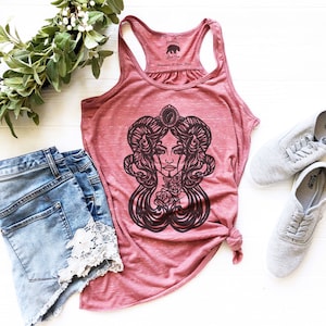 Aries tank top| Aries Zodiac| womens clothing| plus size clothing available| astrology shirt| Aries gifts| Aries shirt for women