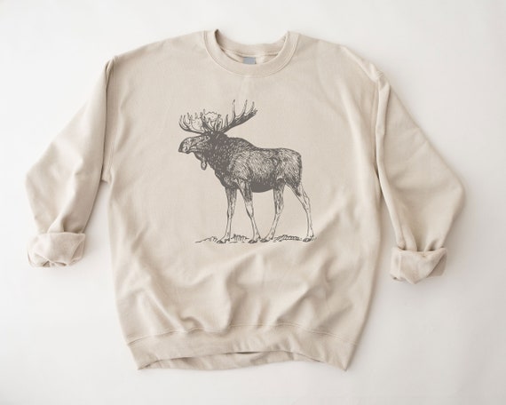 Vintage moose sweater hotsell