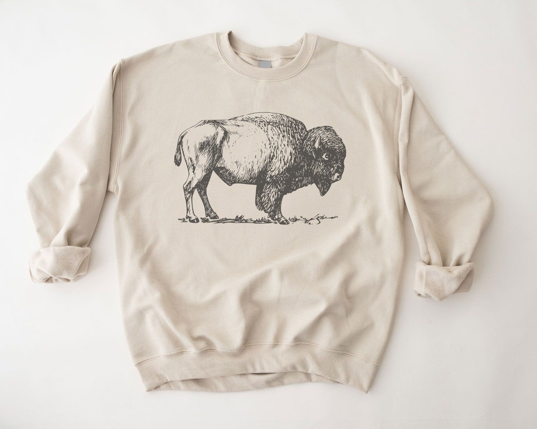 American Buffalo Sweatshirt Crewneck Sweatshirt Fathers Day Gift Dad ...