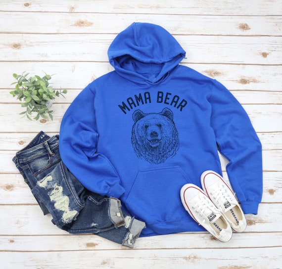 Mom Clothing Outdoorsy Gift Christmas Bear Gift Plus Mama Bear Her Birthday - Sweatshirt Size Gift UK Hoodie Etsy Available Mama Mom for Bear