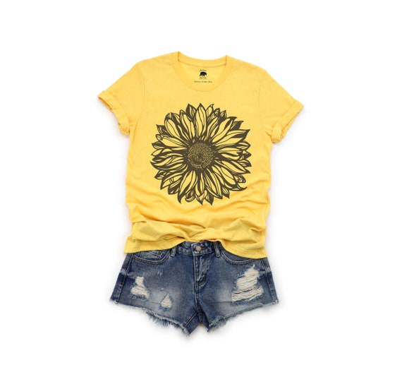 sunflower shirt plus size
