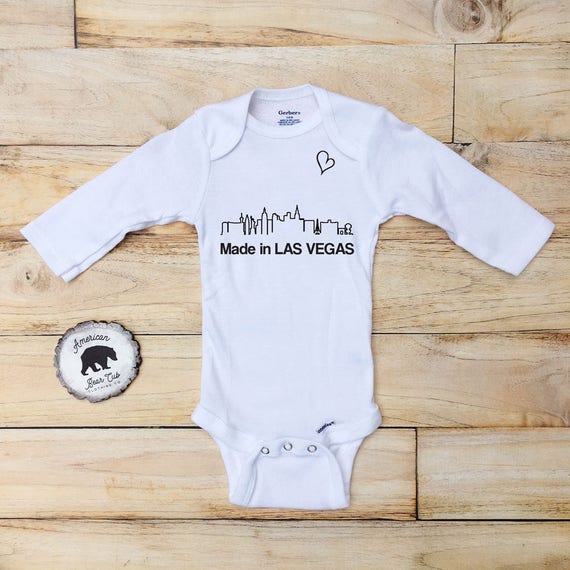 Las Vegas Beat the Odds Baby Onesie designed by JOOLcity