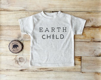 Earth Child Nature Shirts for Toddlers & Kids| Explore Shirt for Kids| Kids Outdoors Camping Shirt| Adventure Shirt for Baby and Kids